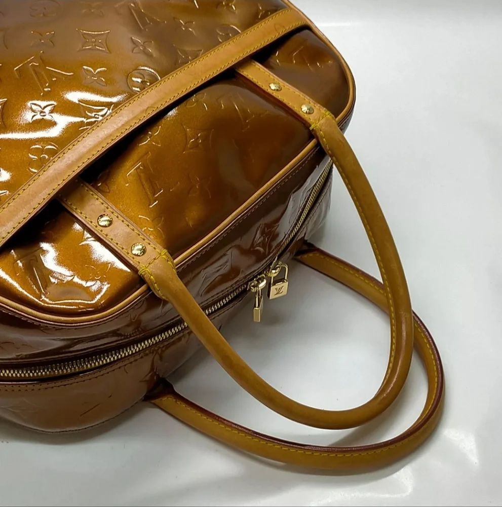 Louis Vuitton LV‎ Hand Bag Thompson Street Brown Vernis - Picture 5 of 10